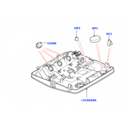 Console de Toit Pour Range Rover Evoque - NEW OLD STOCK