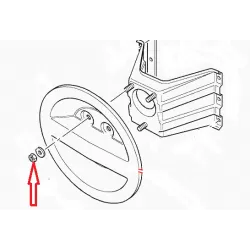 Ecrou pour couvercle de roue de secours