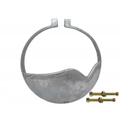 Galv diff guard - bolt on - serie/defender/discovery 1/range rover classic