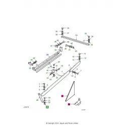 panel-sill rear - defender 110 rh