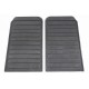 Floor Mat - Rear - Rubber - Black - Defender 110 - pair