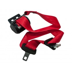 Seat Belt - Red - RH - Front - Defender Truck Cab