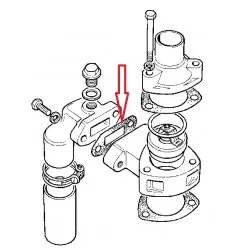 Thermostat housing gasket Serie 3