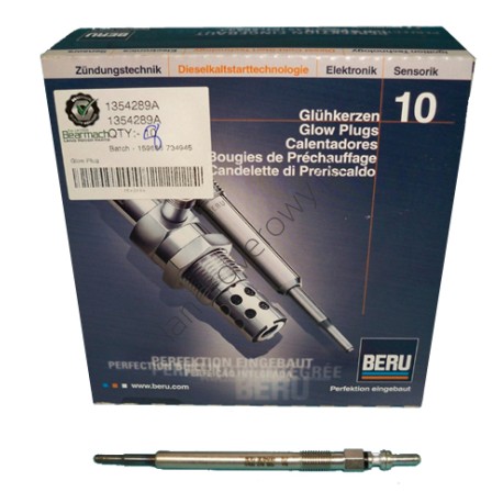 Glow plug 2.7l/3.0l td6 & 3.6l td8 - BERU