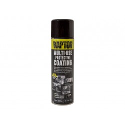 Bombe de peinture noire 450 ML Raptor