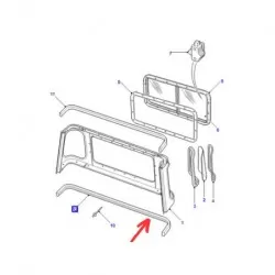 defender truck cab seal - cab to base - genuine