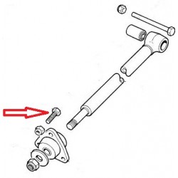 vis de silent bloc tirant pont AR côté chassis