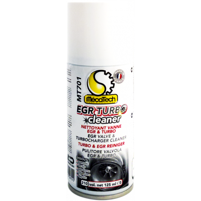 Mécatech EGR TURBO cleaner - Nettoyant vannes EGR et Turbo MT701