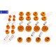 POLYBUSH DYNAMIC ORANGE kit for Range rover classic 1970-1986