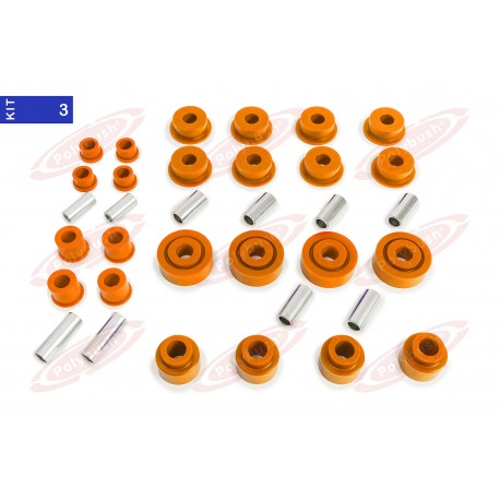 POLYBUSH DYNAMIC ORANGE kit for Range rover classic 1970-1986