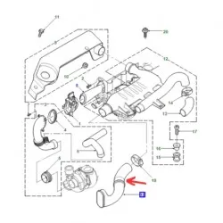 Durite d'arrivée d'air moteur pour FREELANDER 1 TD4 - GENUINE