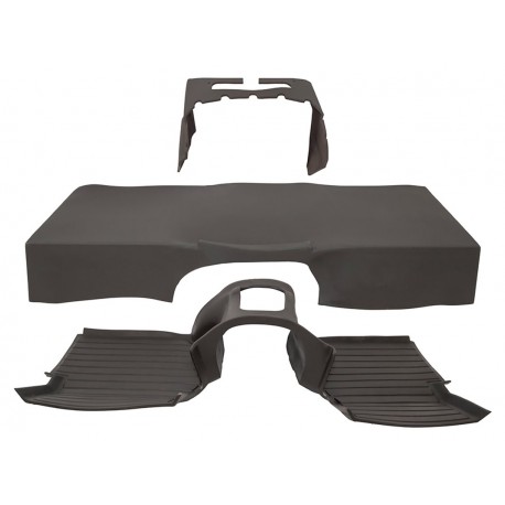 acoustic mat systems - grey - defender with R380 gearbox - wright offroad