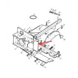 Wing Seal - Single - Front - Range Rover Classic - genuine