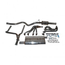 kit complet echappement inox - range rover classic 3.9 v8 - double 's' sport