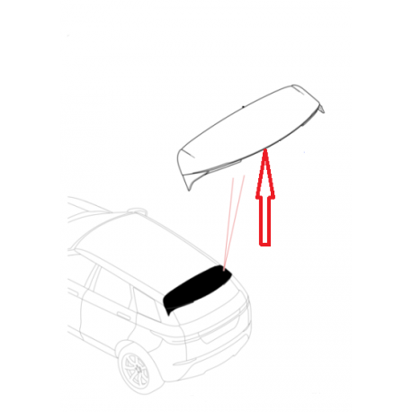 Spoiler arriere Range Rover Evoque