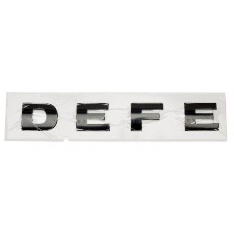 Autocollant DEFE noir capot DEFENDER TD4 - GENUINE