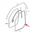 LH front door seal rear/front - freelander 2 - genuine