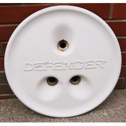 LR Defender spare wheel cover white -second hand