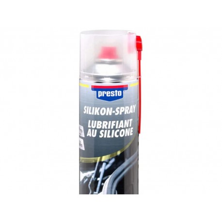 Spray with silicone