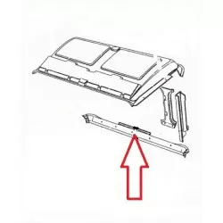 Lower rear trim panel crew cab or pick-up Defender
