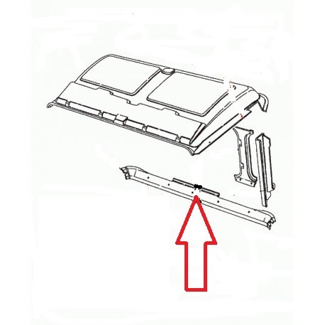 RH rear trim panel crew cab or pick-up Defender