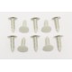 Fastener-fir tree - white - defender - oem