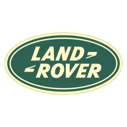 Autocollant LR Oval vert - 6 x 3.4 cm