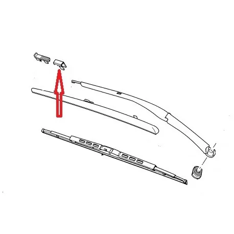 AGRAFE D'ESSUIE-GLACE POUR RANGE ROVER L322