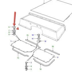 VIS DE PLANCHER POUR DEFENDER