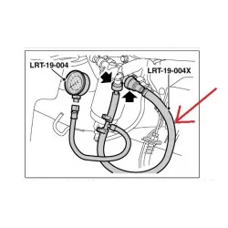 Contrôle pression système d'alimentation en carburant (Freelander 1)