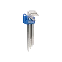 Jeu de clés mâles longues TORX® en étui - 9 pièces