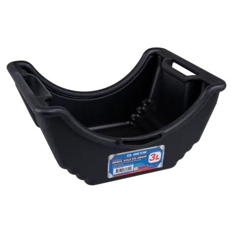 Oil recovery bin for truck hubs - 3 liters