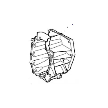 Carter alu d'entretoise de boite de vitesse defender TD4