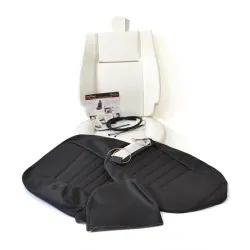 DEFENDER 90/110 up to 2006 Front Outer Seat Single Retrim Kit - Black Vynil