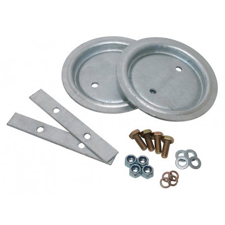Kit coupelles de fixation de ressorts arriere
