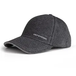Defender Cotton Blend Baseball Cap - Grey