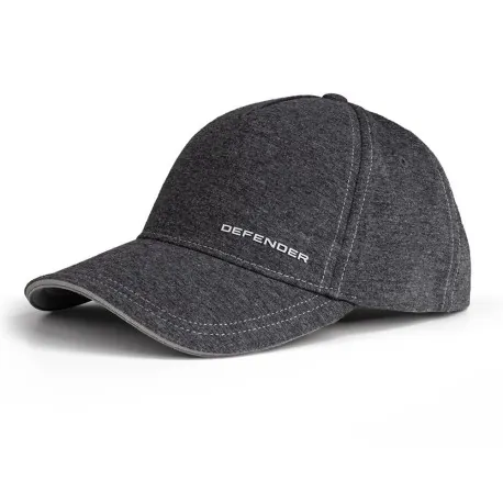 Defender Cotton Blend Baseball Cap - Grey