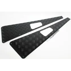 DEFENDER wing protector long black No aerial PRE 2007