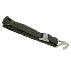 Sangle arrimage roue sur capot commando