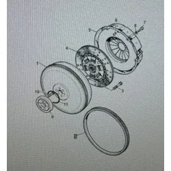 Couronne dentée de volant moteur VM Range rover 2,4/2,5L TD -NOS