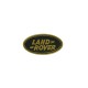 Ecusson à broder oval LAND ROVER - or et vert