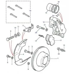 Bracket LH -LR genuine
