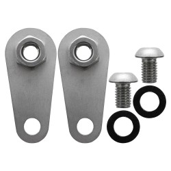 Kit de montage inox de grille de climatisation Defender TD4