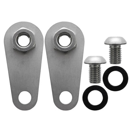 Kit de montage inox de grille de climatisation Defender TD4