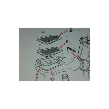 Grille air intake RH -LR genuine