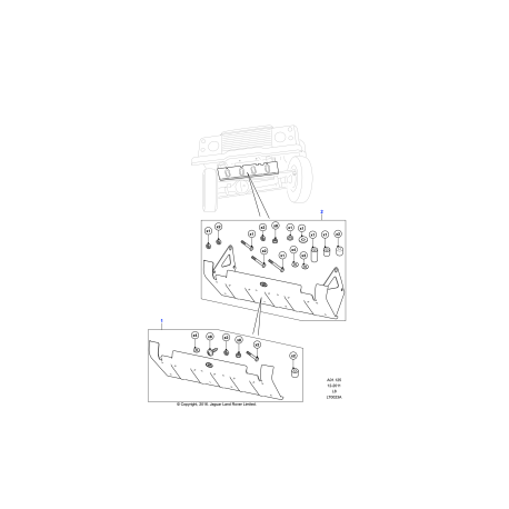 BLACK PROTECTION SKIDER FOR DEFENDER SVX