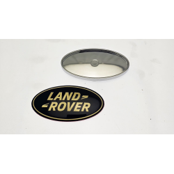 BLACK AND GOLD LAND ROVER LOGO + HOLDER