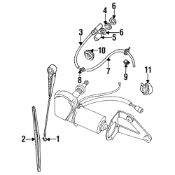 Range Rover classic wiper arm rear