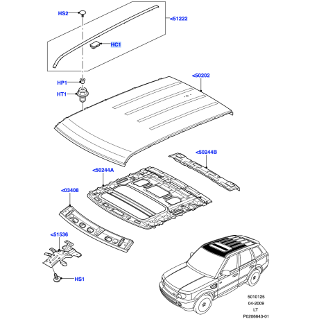 RRS Roof Weatherstripping Clip