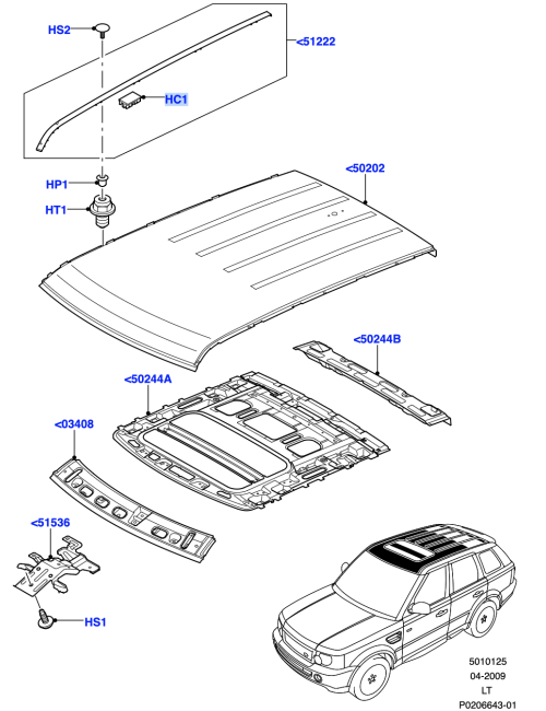 RRS Roof Weatherstripping Clip